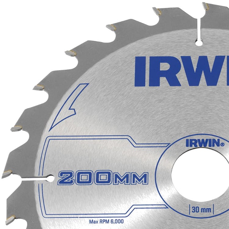 IRWIN Piła tarczowa do drewna 200x30mm 24z