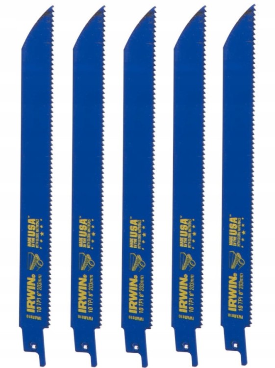 IRWIN 10504157 Brzeszczoty do piły szablastej do drewna i metalu