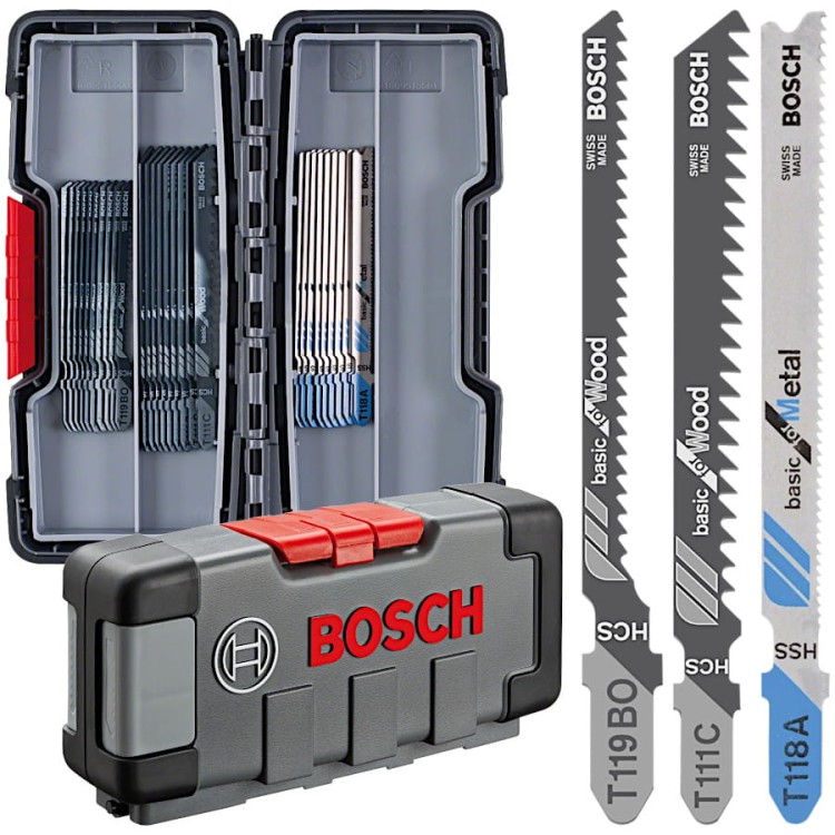 BOSCH Zestaw brzeszczotów do wyrzynarek 30szt. 2607010903