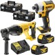 DEWALT DCK2023M2T Zestaw młotowiertarka + zakrętarka 18V 2x 4.0Ah