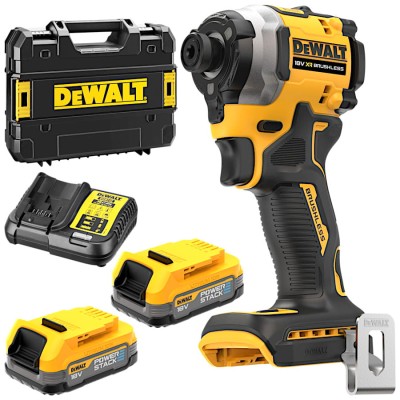 DEWALT DCF850E2T Zakrętarka udarowa bezszczotkowa 18V 2x 1.7Ah PowerStack