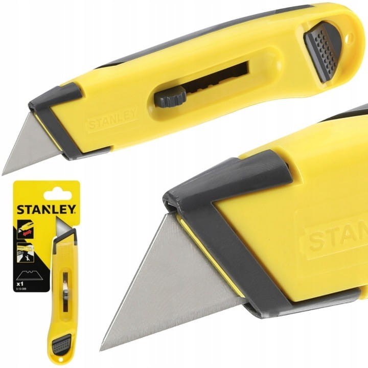 STANLEY 10-088 Nóż nożyk z ABS z ostrzem chowanym