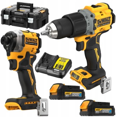 DEWALT DCK2050E2T Wkrętarka i zakrętarka 18V 2x1.7Ah + tstak