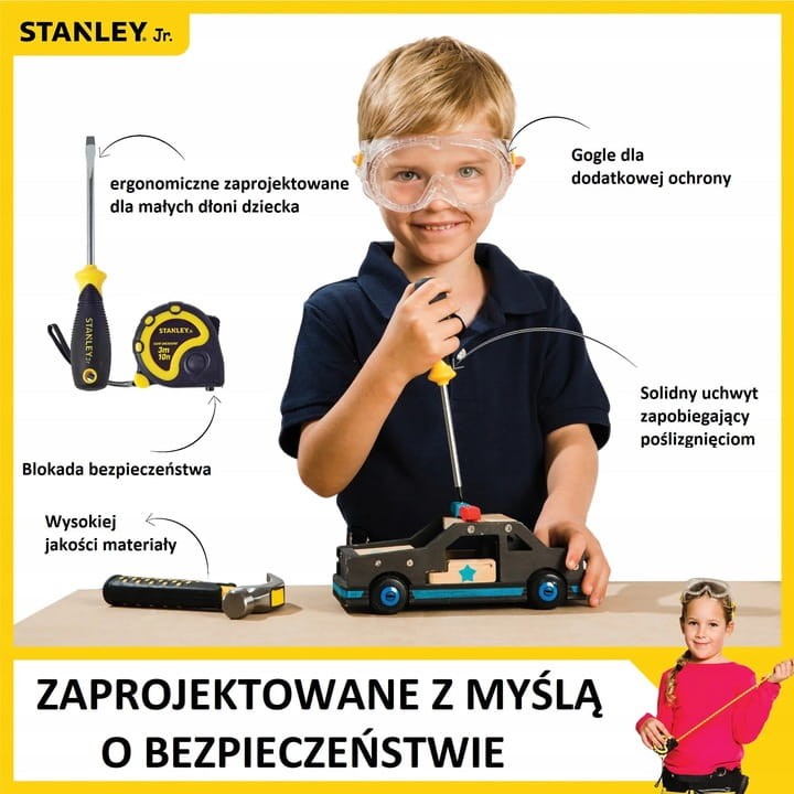 Walizka z narzędziami dla dzieci 5el.