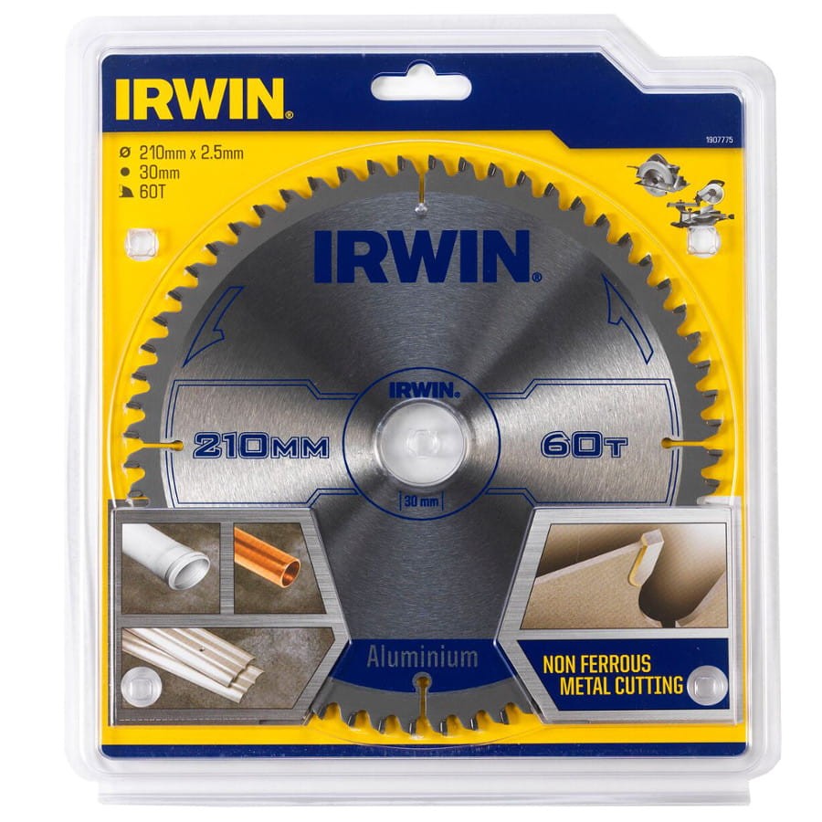 IRWIN Piła tarczowa do metali nieżelaznych 210x30mm 60z 1907775