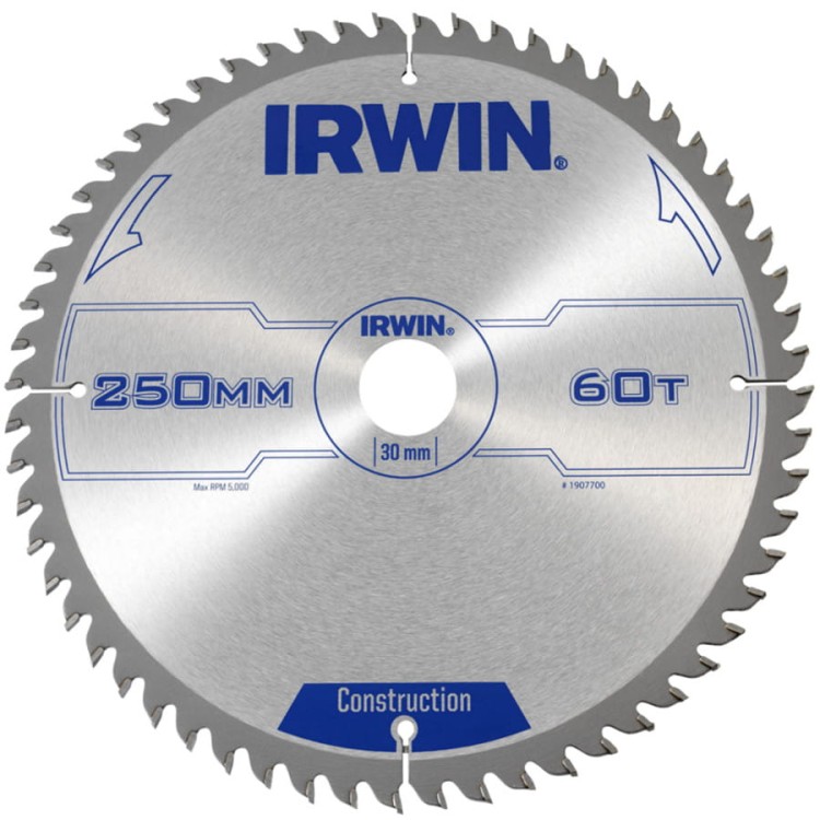 IRWIN Tarcza pilarska do drewna 250x30mm 60z