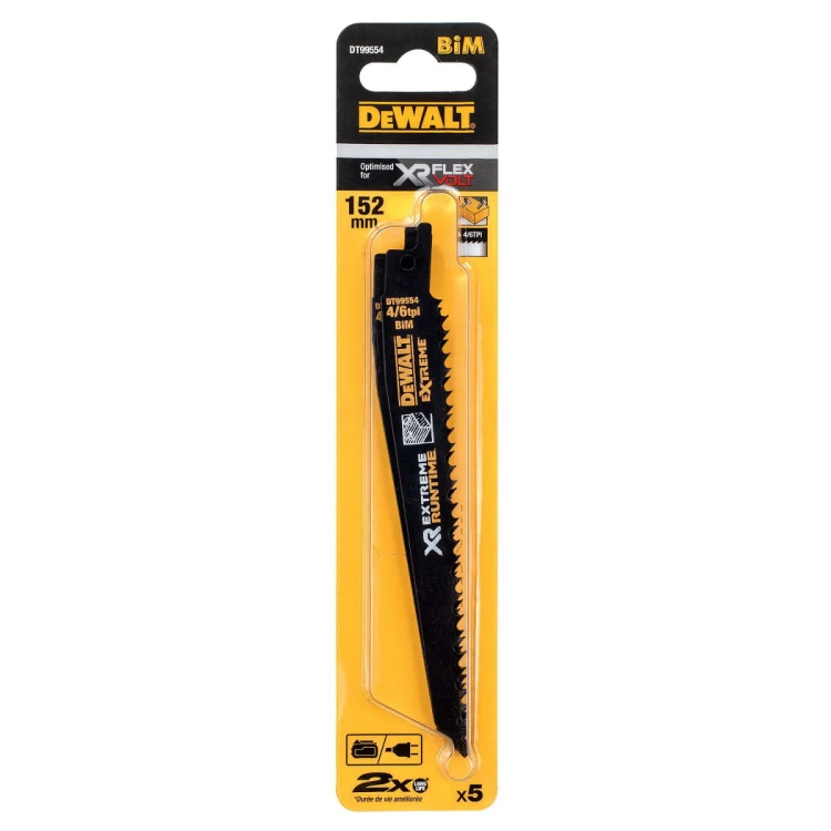 DEWALT DT99554 Zestaw brzeszczotów do drewna
