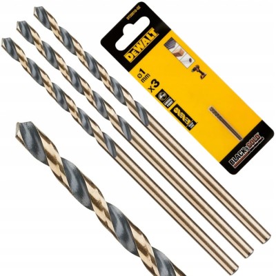 DEWALT DT20510 Wiertło do metalu 1mm 3szt. Black Gold