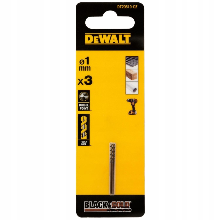 DEWALT DT20510 Wiertło do metalu 1mm