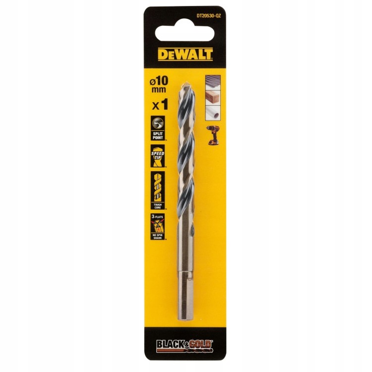 Wiertło do metalu 10mm Black Gold