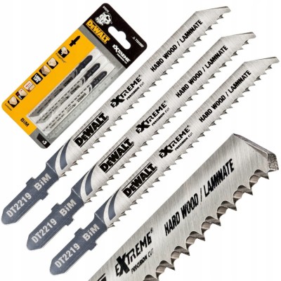 DEWALT DT2219 Brzeszczoty do drewna laminatu 3szt.