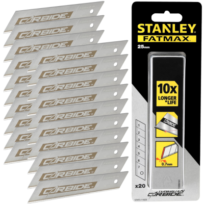 STANLEY STHT3-11825 Ostrza łamane carbide 25mm 20 sztuk