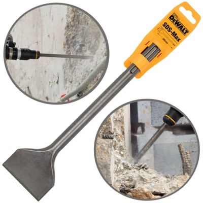 DEWALT DT6825 Dłuto płaskie do betonu SDS-Max 80x400mm