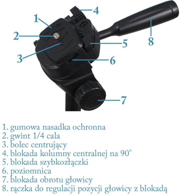 Statyw 54-157cm do laserów krzyżowych Bosch DeWalt Leica