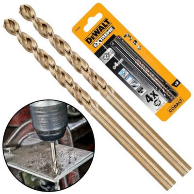 DEWALT DT4904 Wiertło do metalu kobalt 4mm 2szt