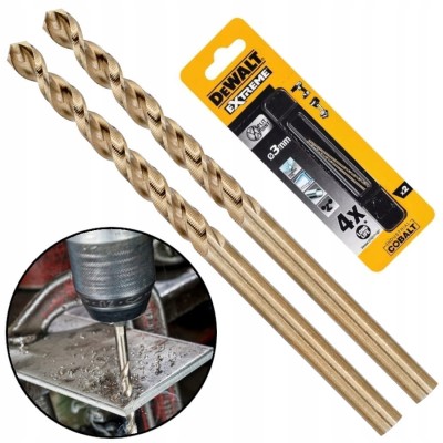 DEWALT DT4902 Wiertło do metalu kobalt 3mm 2szt