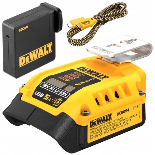 DEWALT DCB094K Adapter USB szybka ładowarka 18/54V
