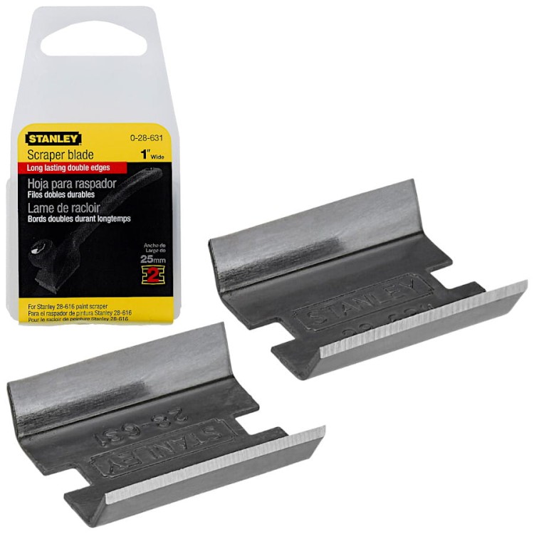STANLEY 0-28-631 Ostrza zapasowe do skrobaka 28-616 25mm 2szt.