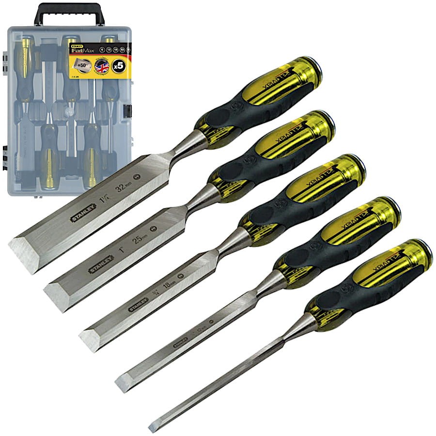 STANLEY 2-16-269 Zestaw dłut 6-32mm 5szt. THRU TANG