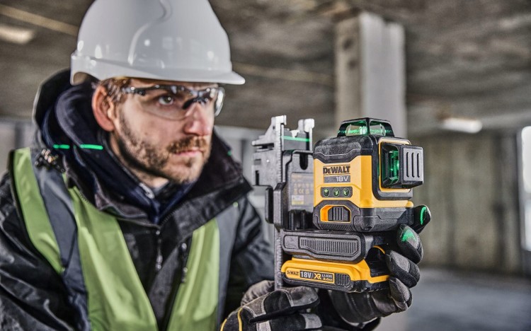 Laser krzyżowy zielony 3x360 DEWALT DCLE34031