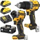 DEWALT DCK2050H2T Wiertarko-wkrętarka 18V + Zakrętarka udarowa 18V 2x 5.0Ah PowerStack