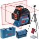 BOSCH Laser krzyżowy GLL 3-80 Professional + statyw W260