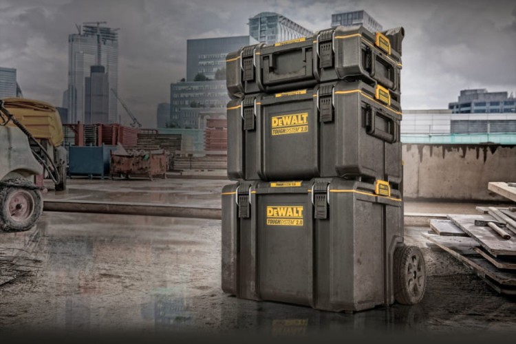 Zastosowanie skrzyni narzędziowej DEWALT DS300 ToughSystem 2.0