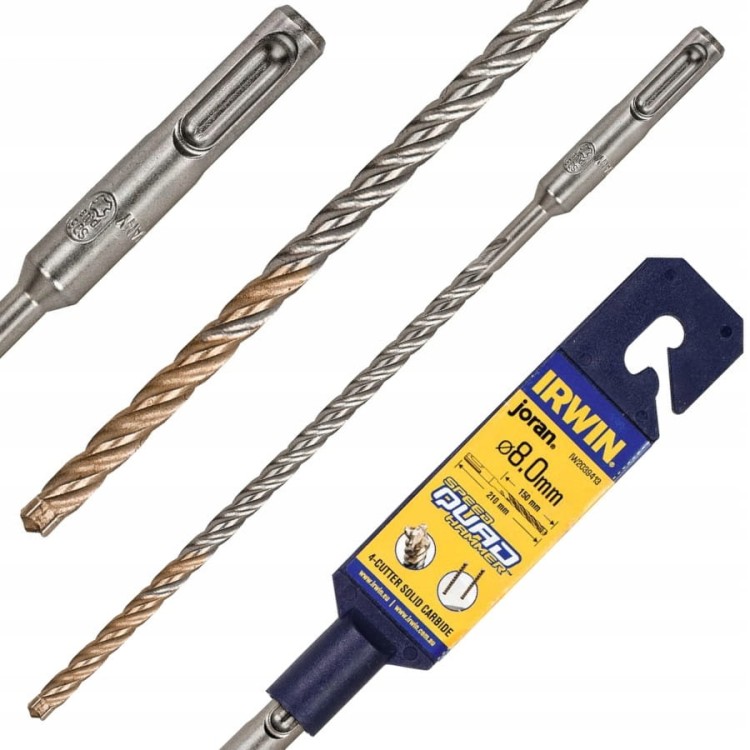 IRWIN IW2039413 Wiertło SDS+ SPEEDHAMMER QUAD 8x150x210mm