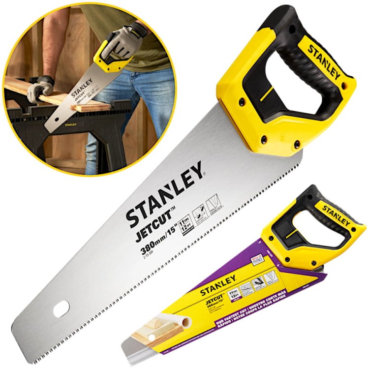 STANLEY 2-15-594 Piła płatnica do drewna Jetcut Fine 38cm