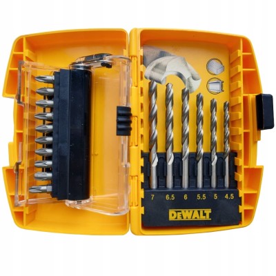 DEWALT DT81000-W Wiertła i bity w pudełku