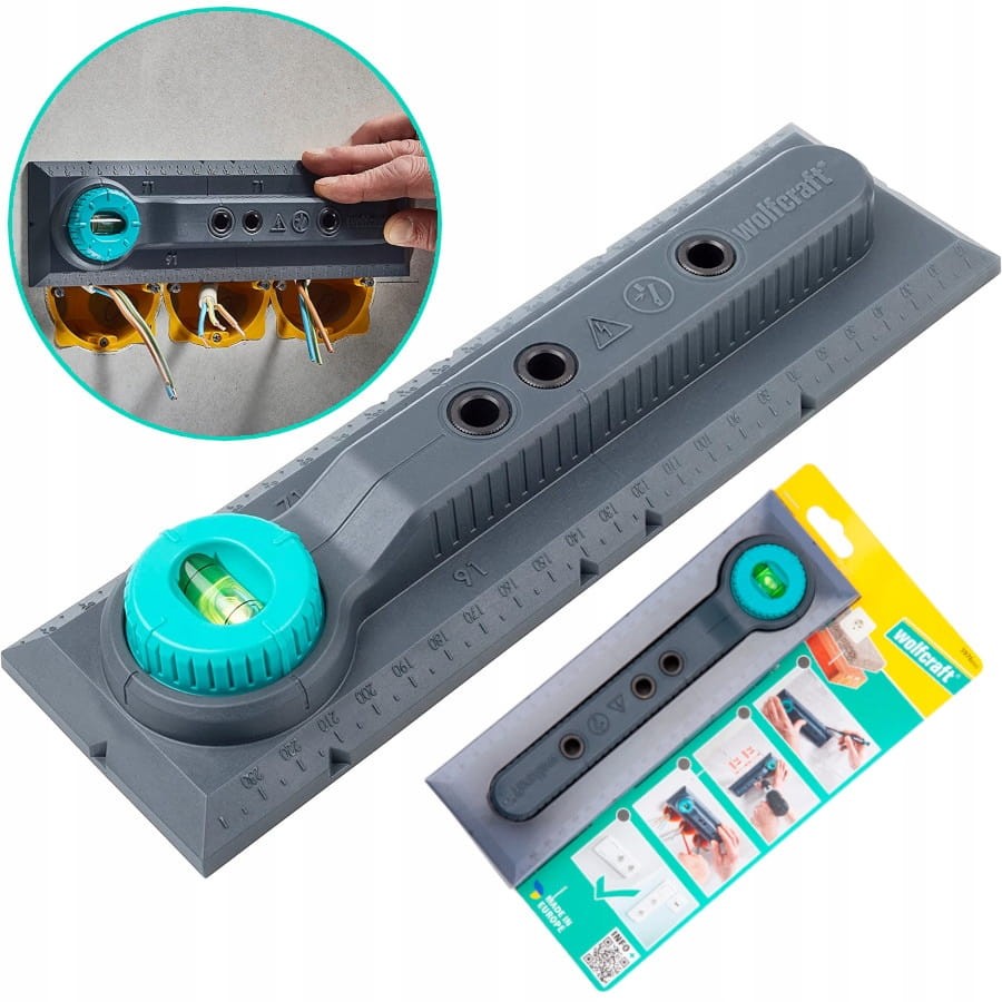 WOLFCRAFT 5976000 Szablon do puszek gniazd elektrycznych