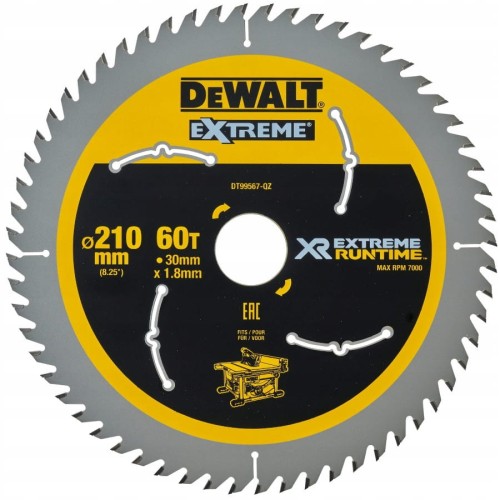 DEWALT DT99567 Tarcza 210x30mm 60z do drewna