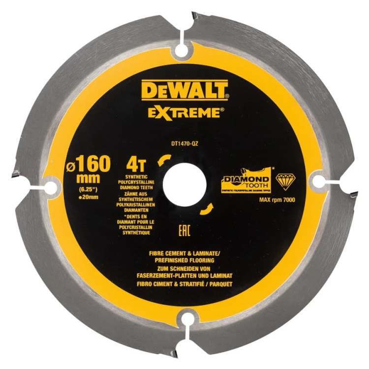 DEWALT DT1470 Tarcza pilarska do włókno-cementu 160mm