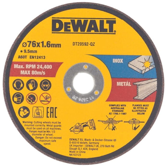Tarcza do metalu DeWalt DT20592