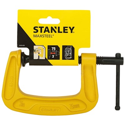 STANLEY 83-033 Ścisk stolarski metalowy typ C 75mm
