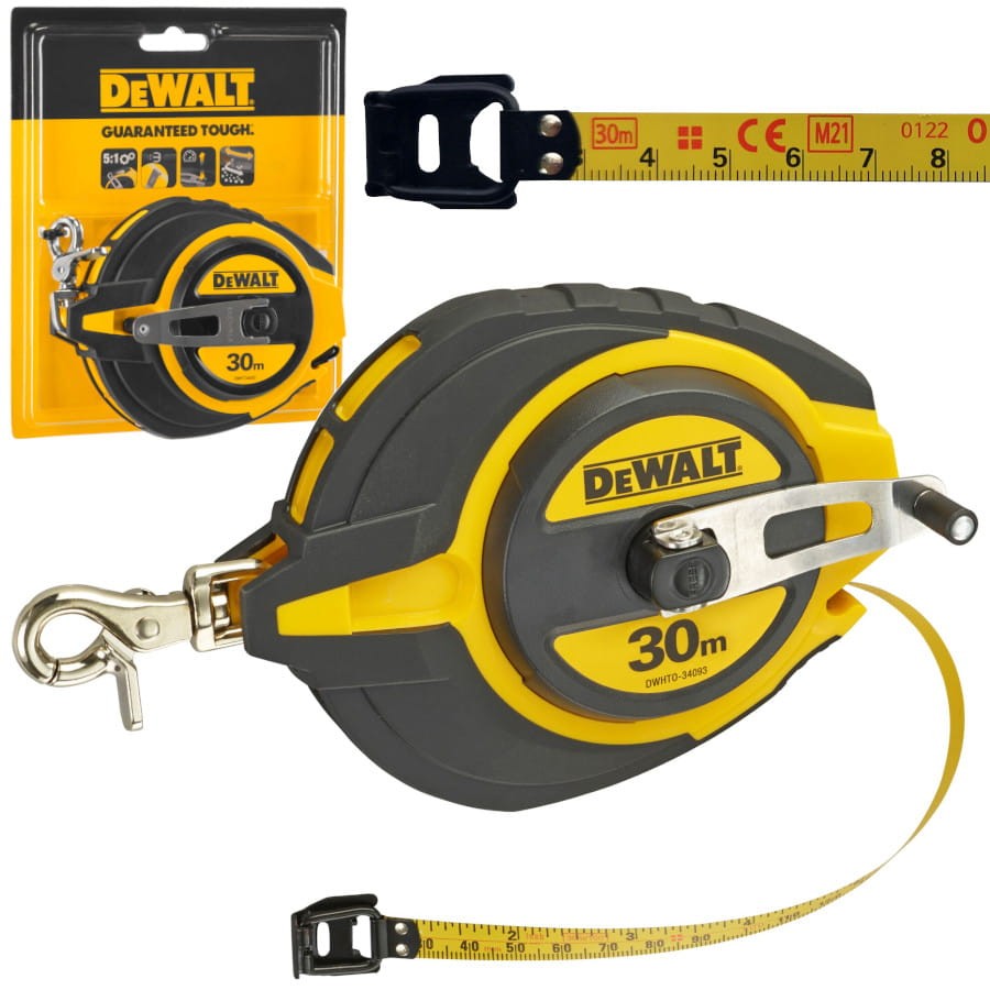 DEWALT DWHT0-34093 Taśma miernicza stalowa 30m