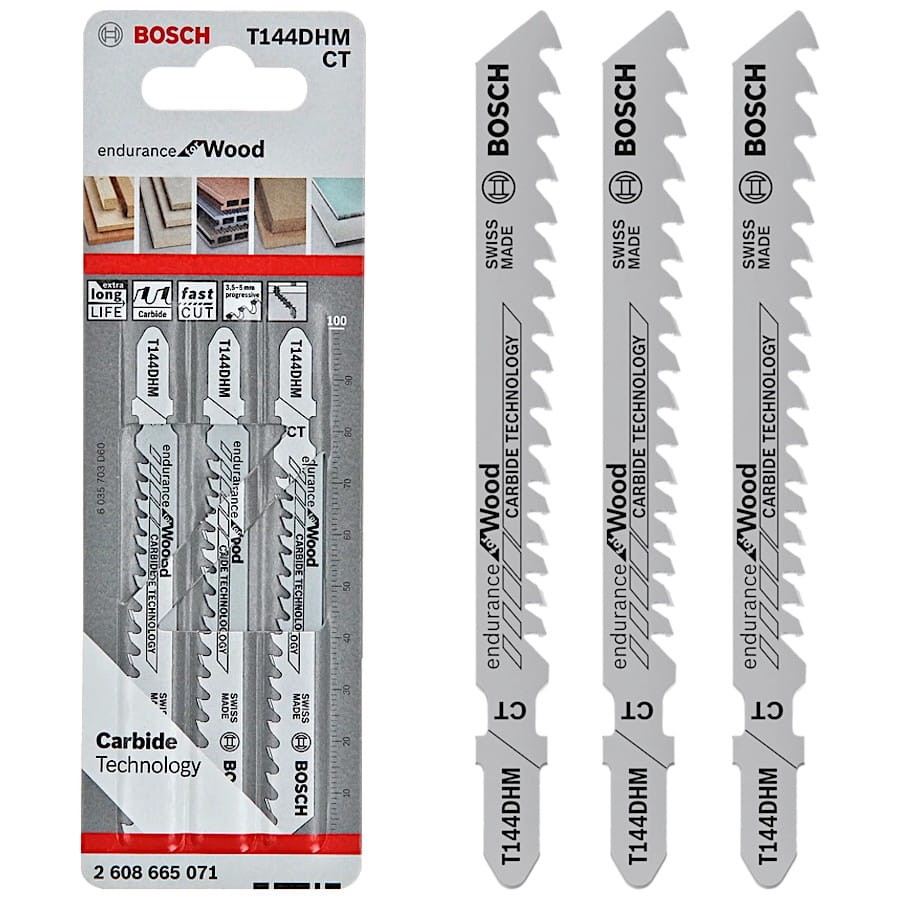 BOSCH T 144 DHM Brzeszczoty do drewna 100mm 3szt. 2608665071