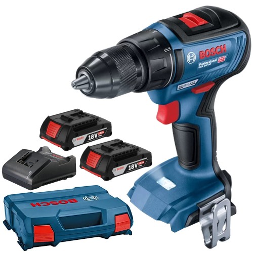 BOSCH 06019H5000 Wkrętarka GSR 18V-50 2x2,0Ah walizka ładowarkaL-Case