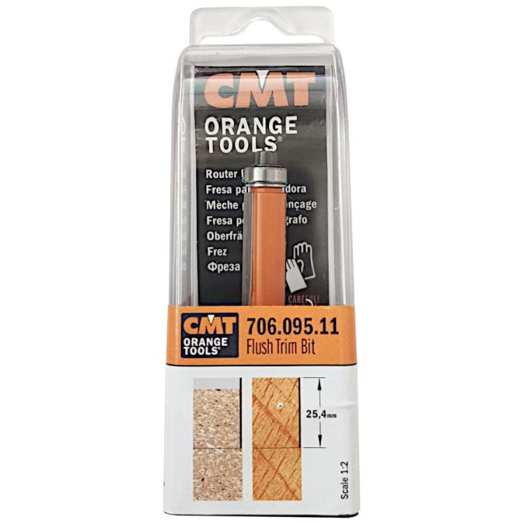 CMT Frez prosty dolne łożysko 6 x 9.5mm 706.095.11