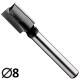 Frez prosty wiercący do drewna 8mm CMT 174.080.11