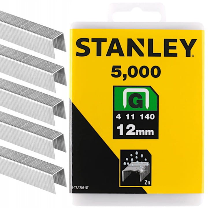 STANLEY 1-TRA708-5T Zszywki typ ''G'' 4/11/140 12mm 5000szt.