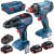 BOSCH Zakrętarka GDX 180Li i Wkrętarka GSR18V-50 3x5Ah + ładowarka + walizka