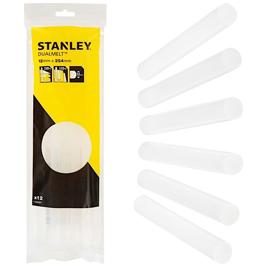 STANLEY GS25DT Klej termotopliwy Dual MELT 12mm 12szt