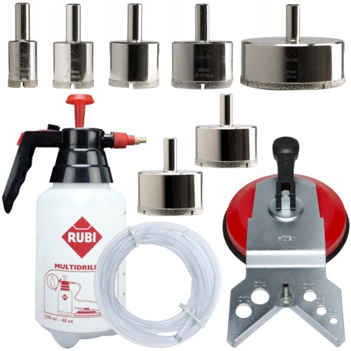 RUBI Zestaw Easy Gres Plus koronki, prowadnica i hydronetka RB-50937