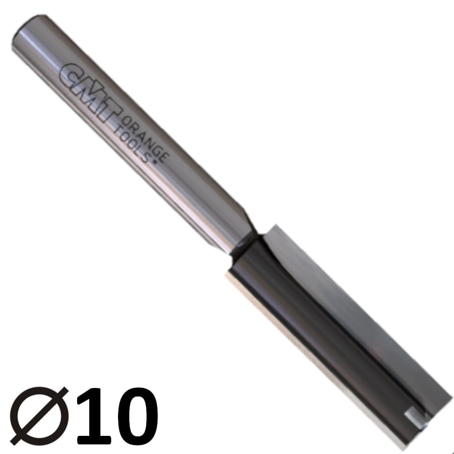 Frez prosty z ostrzem wiercącym CMT 10 mm