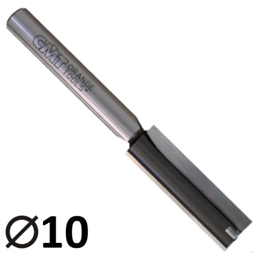 Frez prosty z ostrzem wiercącym CMT 10 mm