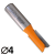 Frez prosty z ostrzem wiercącym HM D=4 I=10 L=45 S=6 CMT