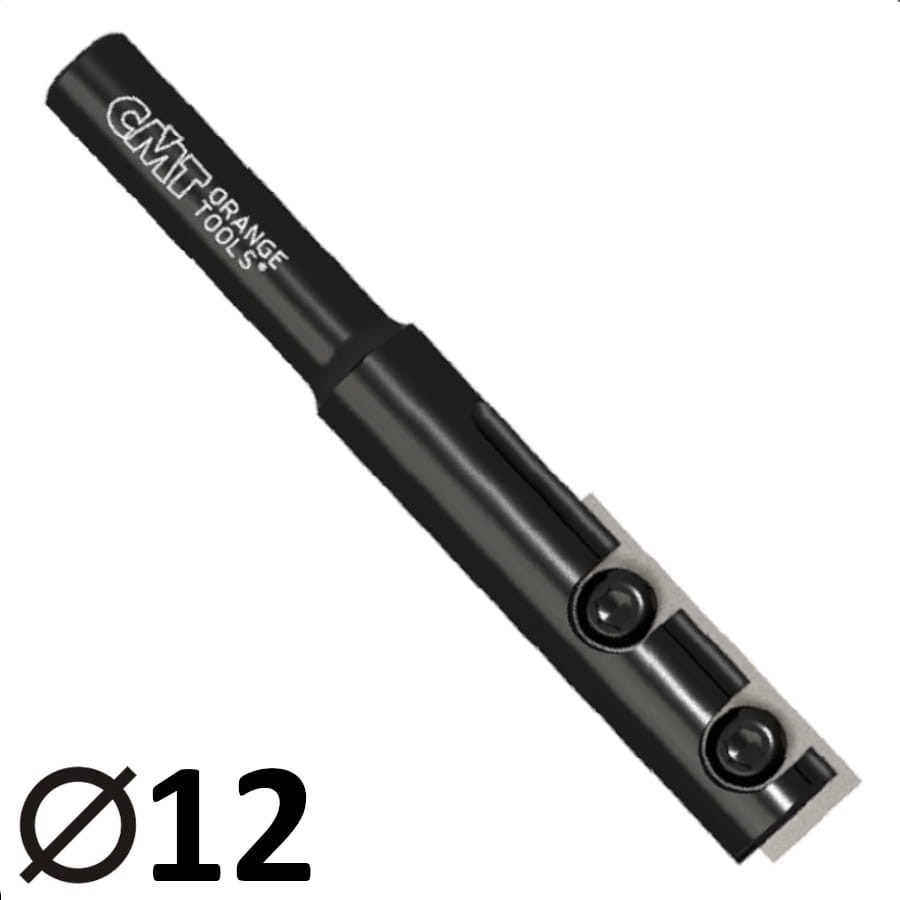 Frez trzpieniowy prosty na płytki wymienne HM D=12 I=29,5 L=79,3 S=8 Z=1 CMT