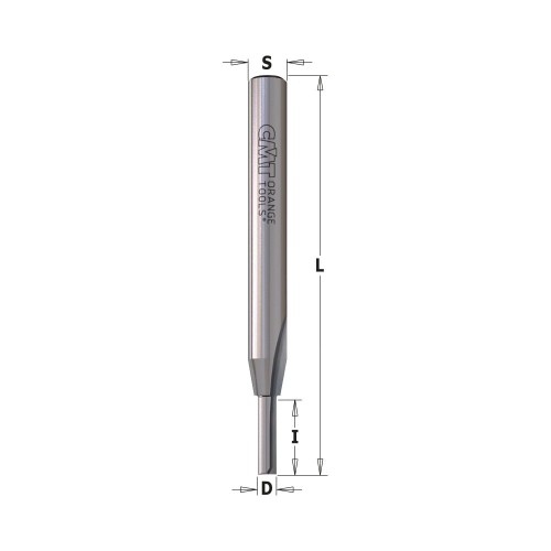 Frez prosty HM do drewna D=3 S=6 CMT 712.030.11