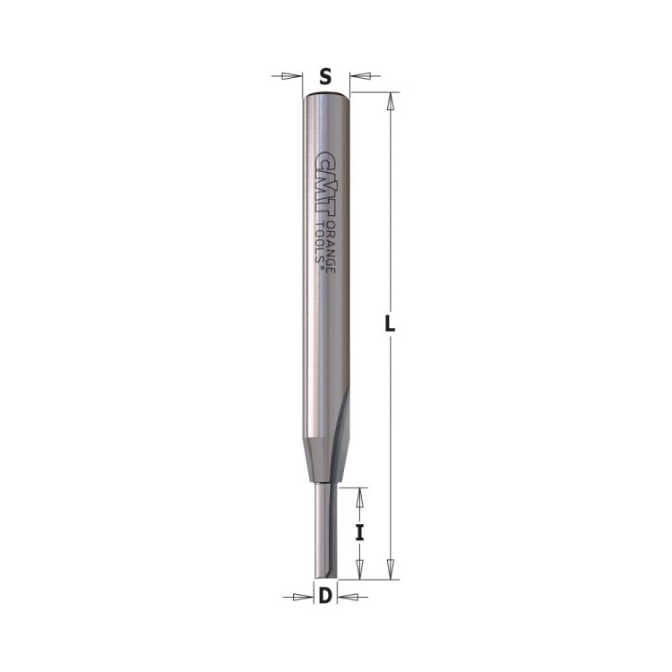 Frez prosty HM do drewna D=3 S=6 CMT 712.030.11